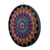 Jeu De Fléchettes DART Mandala - Fleur (Devant droit)