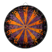 Jeu De Fléchettes DARTboard brillance - 1 orange Violet Grunge (Devant)