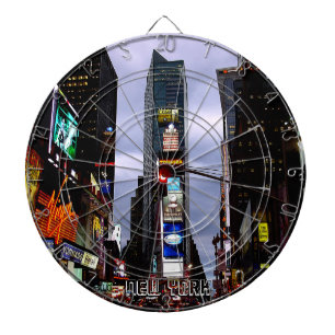 Jeu De Fléchettes Dartboard New York Dartboard New York Times Carré 