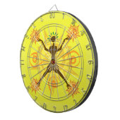 Jeu De Fléchettes Design africain (Devant droit)