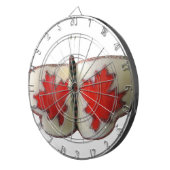 Jeu De Fléchettes Design de papillon du drapeau canadien (Devant droit)