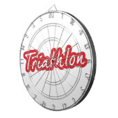 Jeu De Fléchettes Design de triathlon cool (Devant droit)