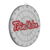 Jeu De Fléchettes Design de triathlon cool (Devant gauche)