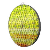 Jeu De Fléchettes Design graphique en osier vert citron (Devant droit)