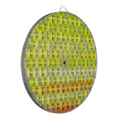 Jeu De Fléchettes Design graphique en osier vert citron (Devant gauche)