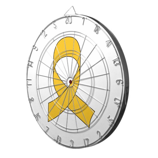 Jeu De Fléchettes Dessin du ruban or (Devant droit)