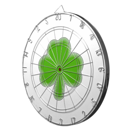 Jeu De Fléchettes Dessin Shamrock de Saint Patrick (Devant droit)