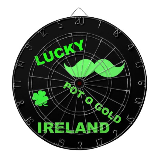 Jeu De Fléchettes Devis irlandais Lucky Pot o Gold (Devant)