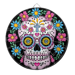 Jeu De Fléchettes Dia de los Muertos Skull