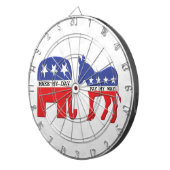 Jeu De Fléchettes Différence entre les républicains et les Démocrate (Devant droit)