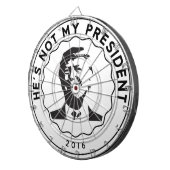 Jeu De Fléchettes Donald Trump n'est pas mon président (Devant droit)