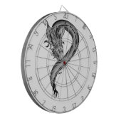 Jeu De Fléchettes Dragon noir et blanc (Devant gauche)