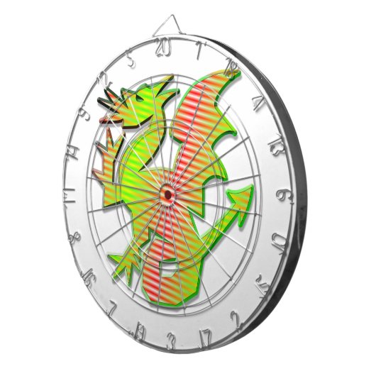 Jeu De Fléchettes Dragon stylisé (Devant droit)
