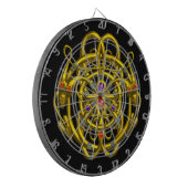 Jeu De Fléchettes DRAGONS D'OR À DOUBLE, Noir (Devant gauche)