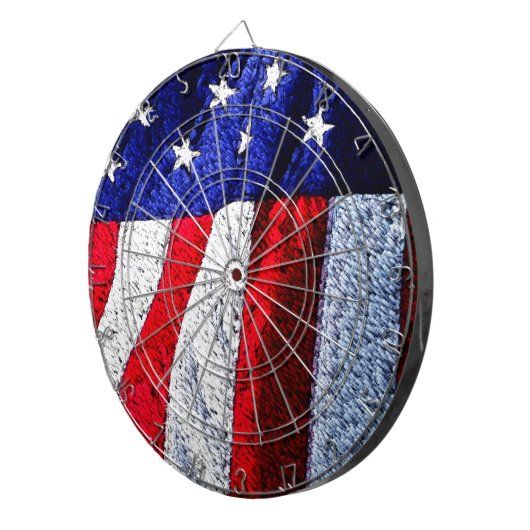 Jeu De Fléchettes Drapeau américain (Devant droit)
