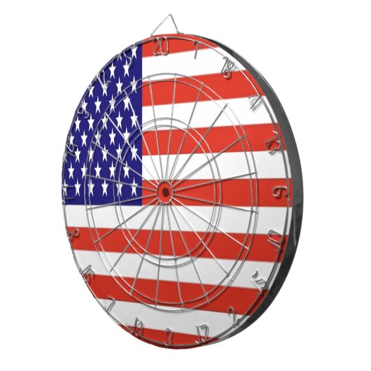 Jeu De Fléchettes Drapeau américain (Devant droit)