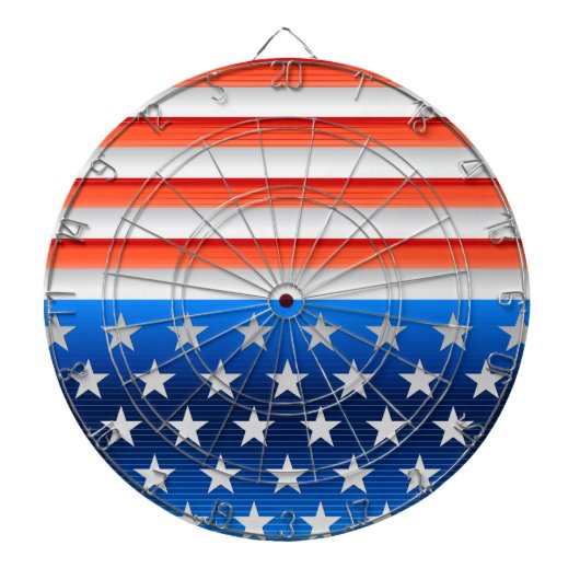 Jeu De Fléchettes Drapeau américain (Devant)