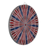 Jeu De Fléchettes Drapeau américain Kaleidoscope Abstrait 2 (Devant gauche)