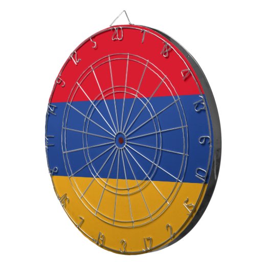 Jeu De Fléchettes Drapeau arménien (Devant droit)