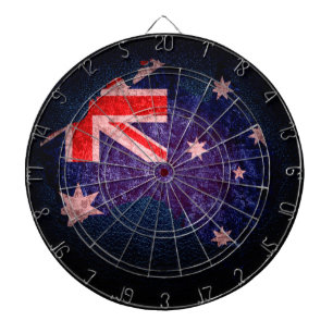 Jeu De Fléchettes Drapeau australien et carte #2
