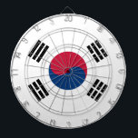 Jeu De Fléchettes Drapeau de la Corée du Sud en métal Cage Dartboard<br><div class="desc">Drapeau de la Corée du Sud en métal Cage Dartboard</div>
