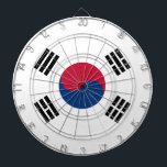 Jeu De Fléchettes Drapeau de la Corée du Sud en métal Cage Dartboard<br><div class="desc">Drapeau de la Corée du Sud en métal Cage Dartboard</div>