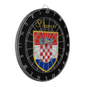Jeu De Fléchettes Drapeau de la Croatie personnalisé (Devant gauche)
