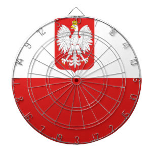 Jeu De Fléchettes drapeau de la pologne