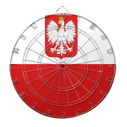 Jeu De Fléchettes drapeau de la pologne (Devant)