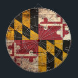 Jeu De Fléchettes Drapeau de l'État du Maryland sur le vieux grain d<br><div class="desc">N'hésitez pas à modifier le design selon vos préférences. Vous pouvez modifier l'emplacement, l'orientation, les couleurs et la taille des arrière - plans. De plus, vous pouvez ajouter votre propre texte, ou slogan définir sa police, son emplacement et sa taille, le tout afin de créer le cadeau personnel ultime pour...</div>