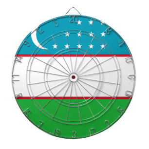 Jeu De Fléchettes Drapeau de l'Ouzbékistan