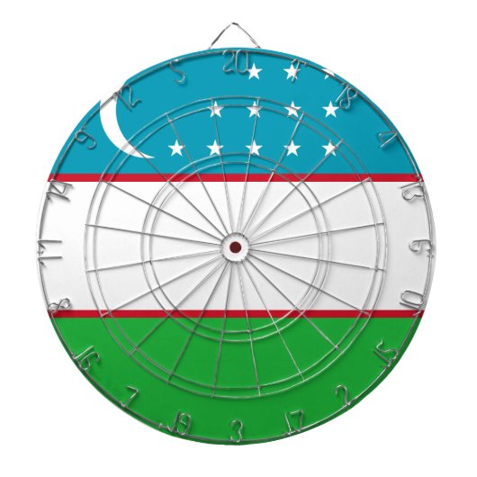 Jeu De Fléchettes Drapeau de l'Ouzbékistan (Devant)