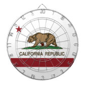 Jeu De Fléchettes Drapeau de République de la Californie (Devant)