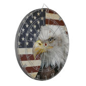 Jeu De Fléchettes Drapeau des USA Etats-Unis de cru avec l'Américain (Devant gauche)