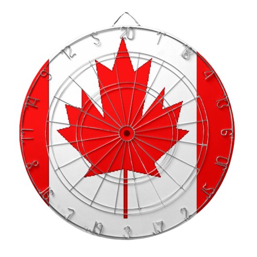 Jeu De Fléchettes Drapeau du Canada (Devant)