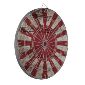 Jeu De Fléchettes Drapeau du Japon Soleil Levant sur le vieux grain (Devant gauche)