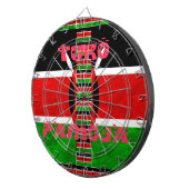 Jeu De Fléchettes Drapeau du Kenya : Tuko Pamoja - Conception d'art (Devant droit)