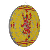 Jeu De Fléchettes Drapeau effréné de lion rouge de l'Ecosse (Devant gauche)