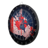 Jeu De Fléchettes Drapeau et carte du Canada (Devant droit)