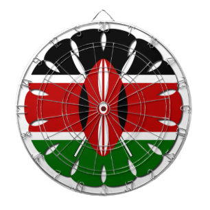 Jeu De Fléchettes Drapeau Jambo Kenyan