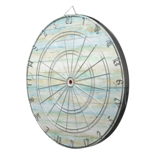 Jeu De Fléchettes Driftwood Ocean Beach House Plage Côtier (Devant droit)