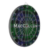 Jeu De Fléchettes Élégant Lit Bleu & Vert MacCallum Tartan Plaid (Devant gauche)