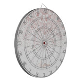 Jeu De Fléchettes Elégant Rose Gold Dots Mandala (Devant gauche)