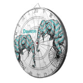 Jeu De Fléchettes Elephants Plus Vélos Égale YIKES! (Devant droit)