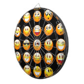 Jeu De Fléchettes emojis noir (Devant droit)
