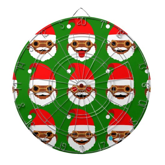 Jeu De Fléchettes émoticônes de père Noël (Devant)