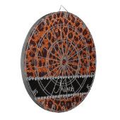 Jeu De Fléchettes Empreinte de léopard de parties scintillant orange (Devant gauche)