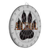 Jeu De Fléchettes Empreinte de patte d'animal noir (Devant gauche)