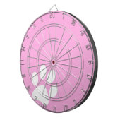 Jeu De Fléchettes empreinte de patte d'animal rose (Devant droit)