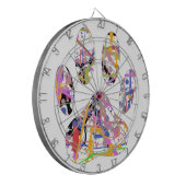 Jeu De Fléchettes Empreinte de patte de chien de peinture (Devant gauche)